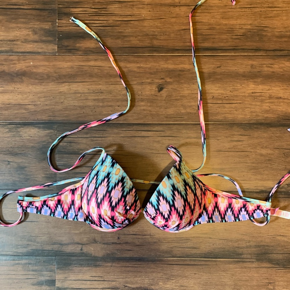 Victoria Secret push up swim bikini top 32B